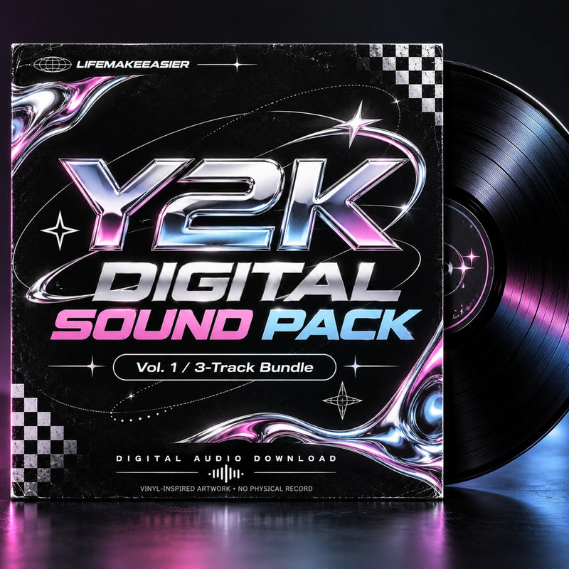 Y2K Digital Sound Pack Vol. 1 — 3-Track BGM Bundle