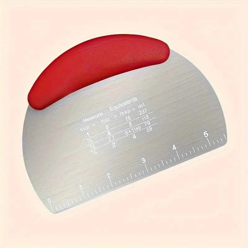 Stainless Steel Dough Scraper – practical home and kitchen gadget