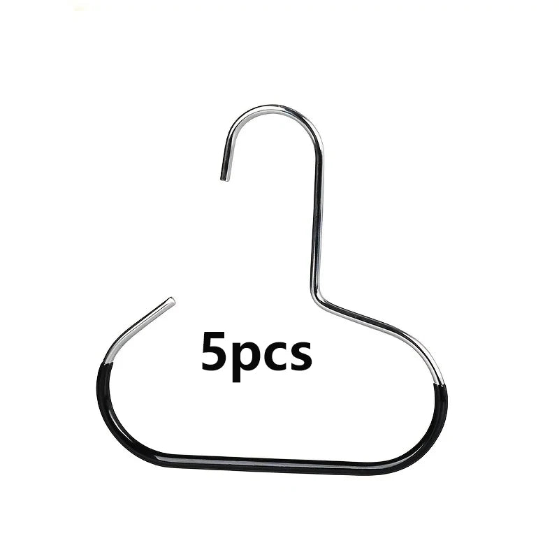 1/2/5pcsVersatile Manganese Steel Round Hook - Perfect for Hats, Ties, Scarves & Bags, Strong Load-Bearing, Non-Deformable - Vaxicy