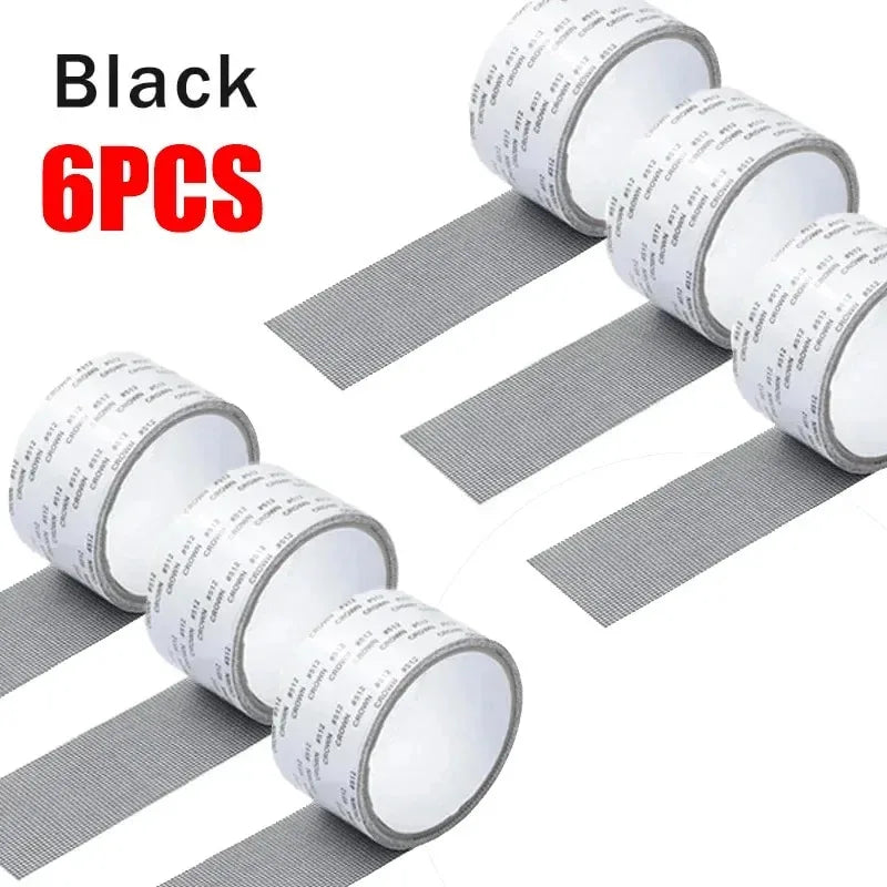 Mosquito Net Windows anti-mosquito mesh Easy-to-Apply Waterproof Window Screen Repair Tape Self-Adhesive Mesh Patch - Vaxicy