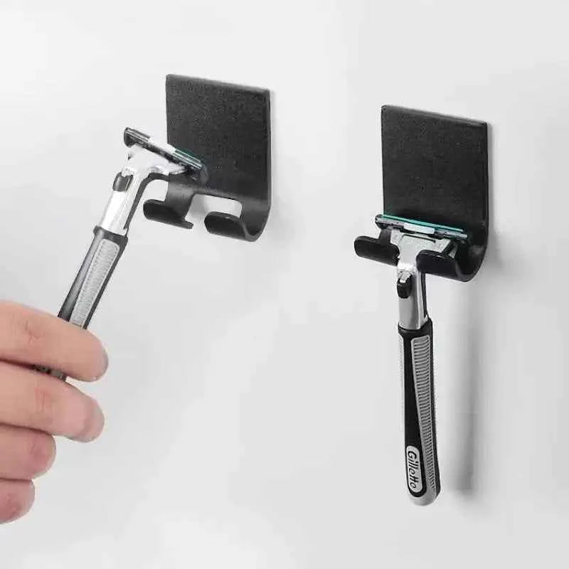 Stainless Steel Razor Wall Holder - lifestyle use in small kitchen or home