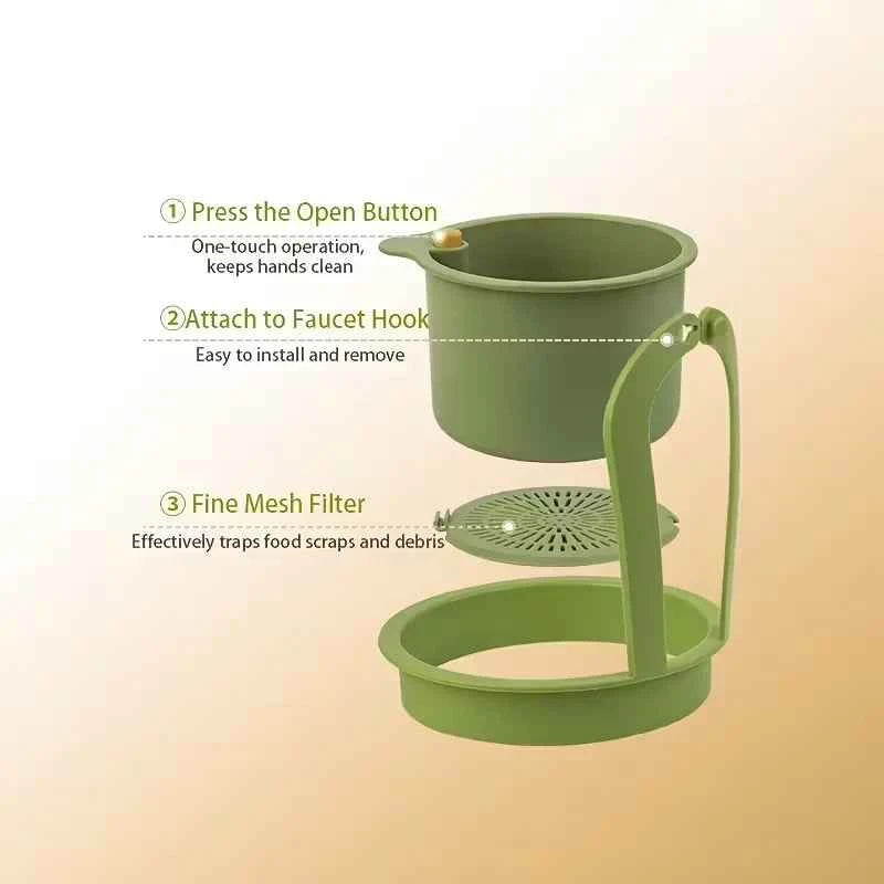 Press-Type Drain Basket - close-up detail and material