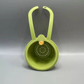Press-Type Drain Basket for Kitchen & Bathroom | Multi-Functional Food Strainer & Sink Organizer - Vaxicy
