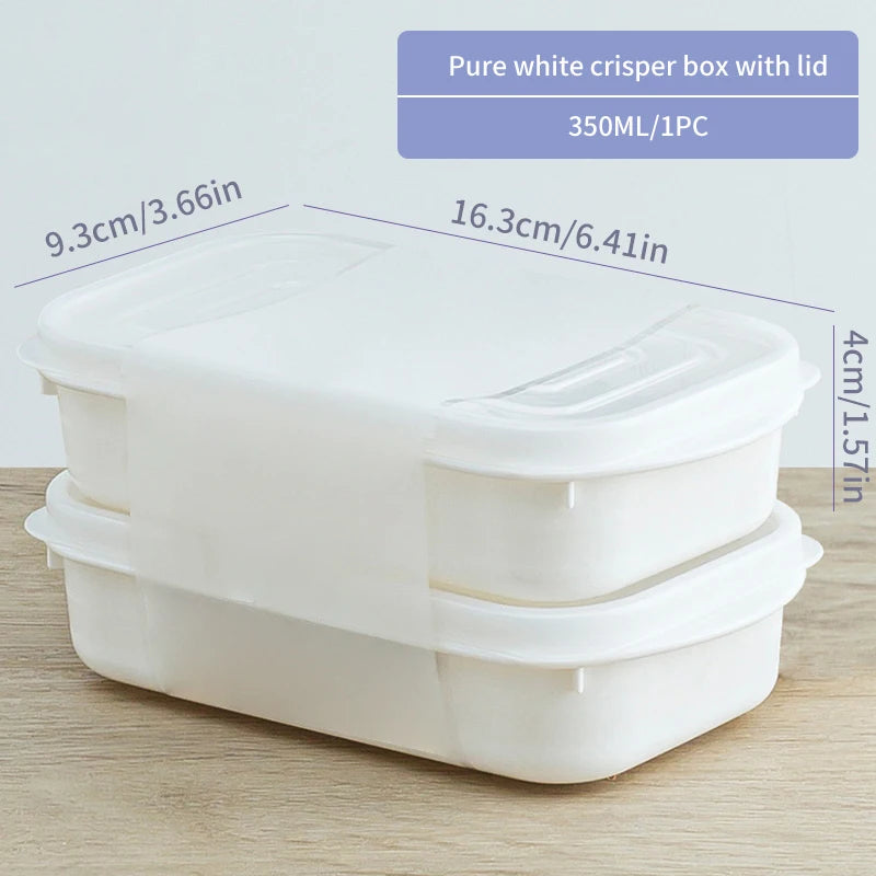 Stackable Refrigerator Storage Containers (Food-Grade)
