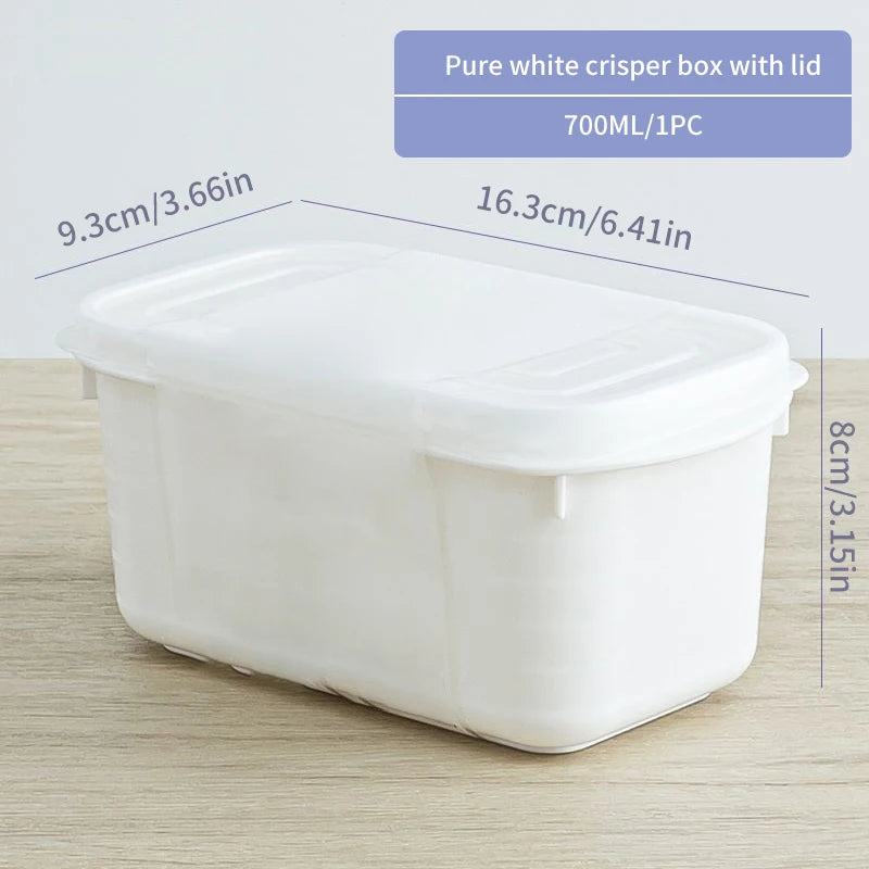 Stackable Refrigerator Storage Containers (Food-Grade)