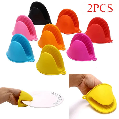 2-Piece Silicone Oven Mitt Clips