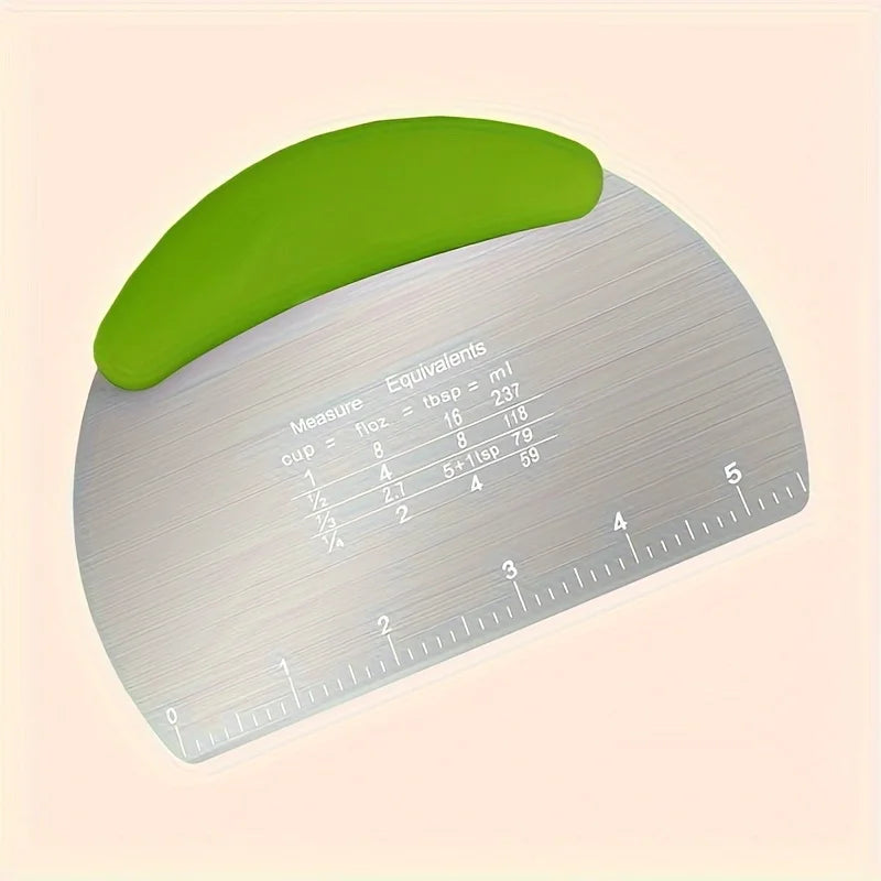 Stainless Steel Dough Scraper – practical home and kitchen gadget