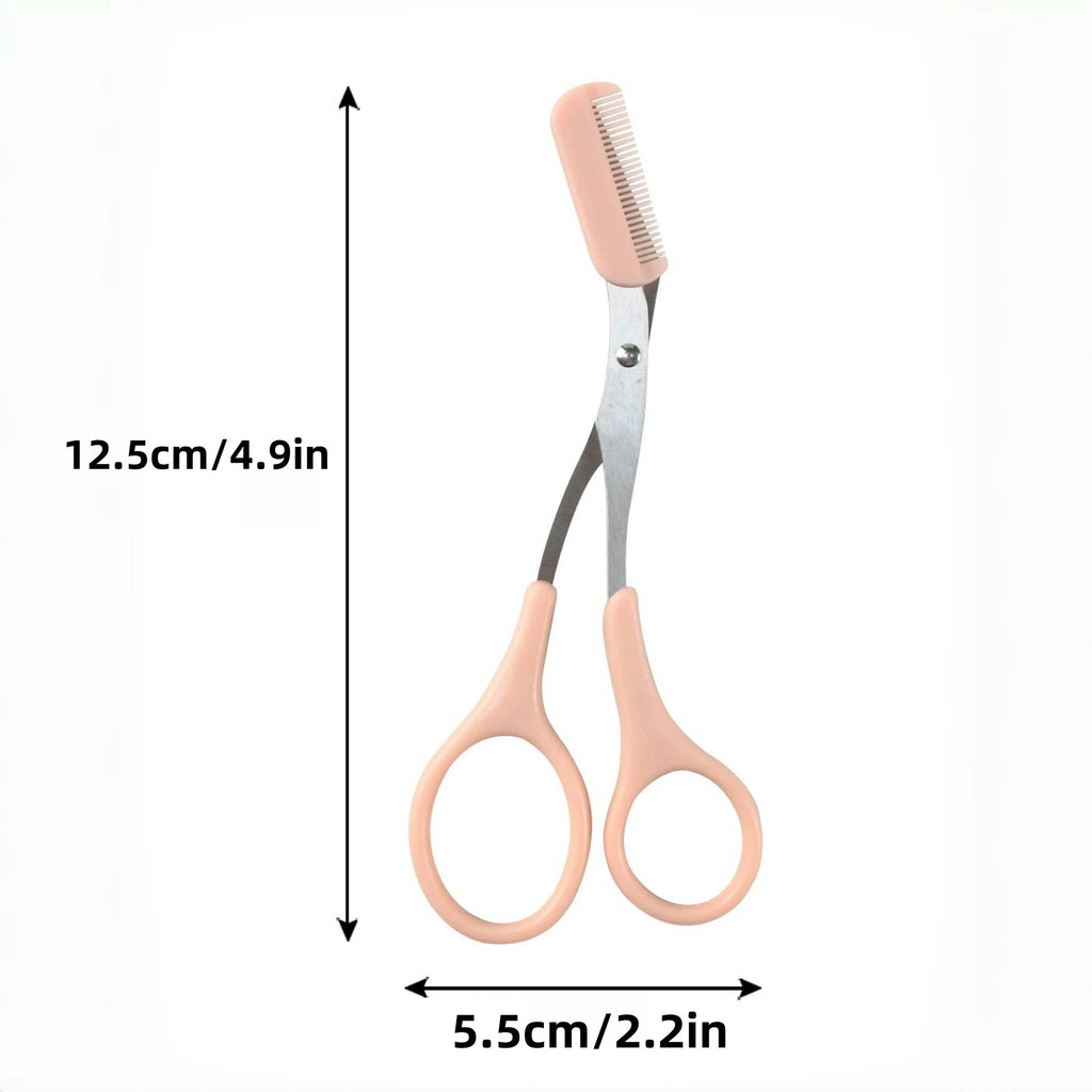 Eyebrow Trimming Scissors with Comb – practical home and kitchen gadget