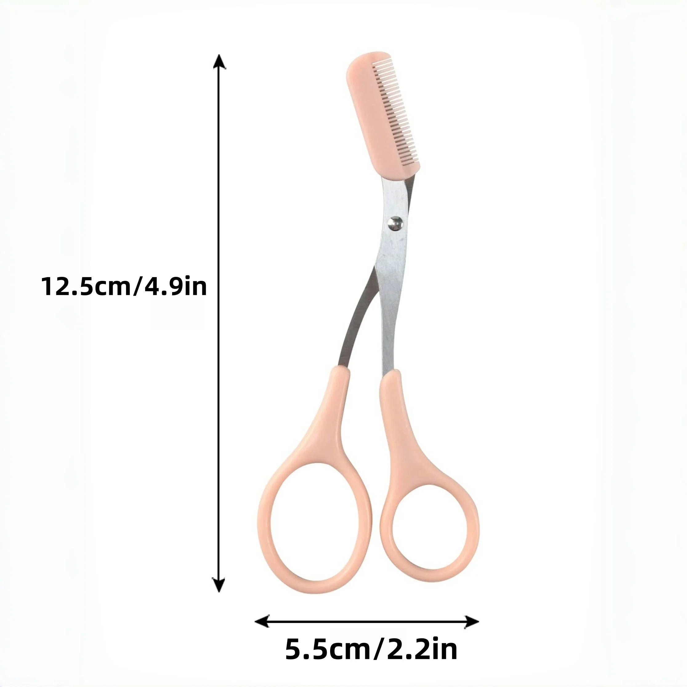 Eyebrow Trimming Scissors with Comb – practical home and kitchen gadget