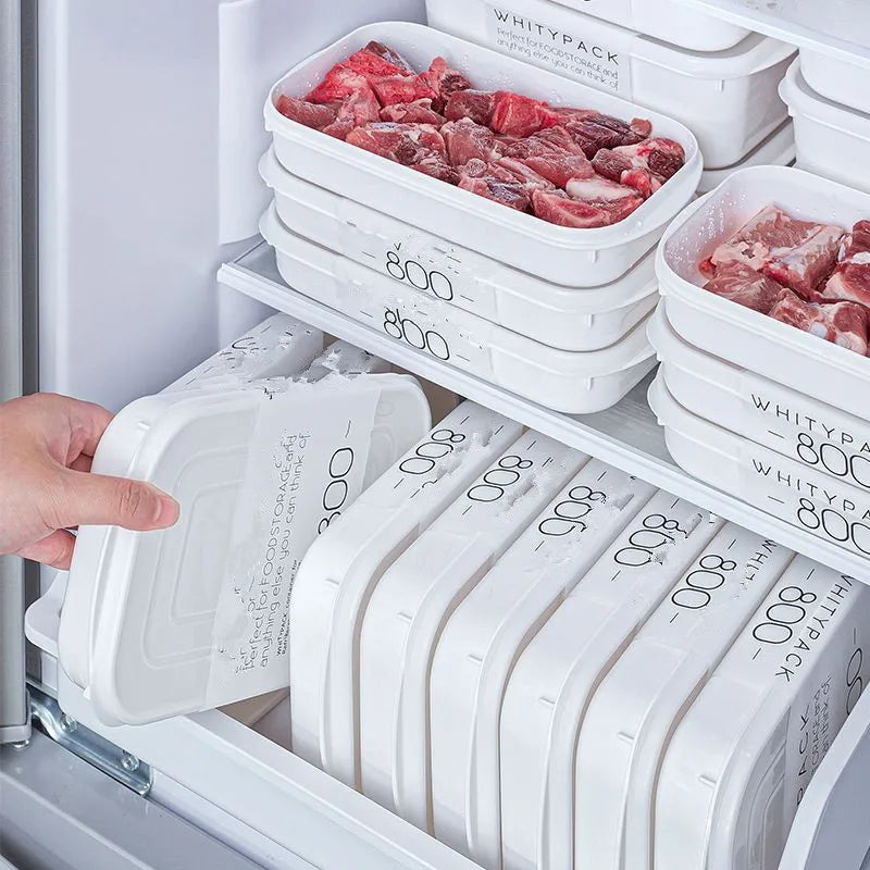 Stackable Refrigerator Storage Containers (Food-Grade)