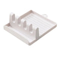 Kitchen Spoon Holders Fork Spatula Rack Shelf Organizer Plastic Chopsticks Holder Non-slip Spoons Pad - Vaxicy