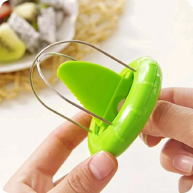 Kiwi Fruit Opener Spoon - lifestyle use in small kitchen or home