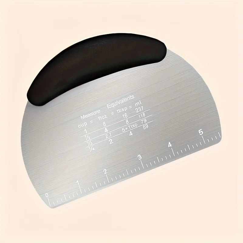 Stainless Steel Dough Scraper – practical home and kitchen gadget