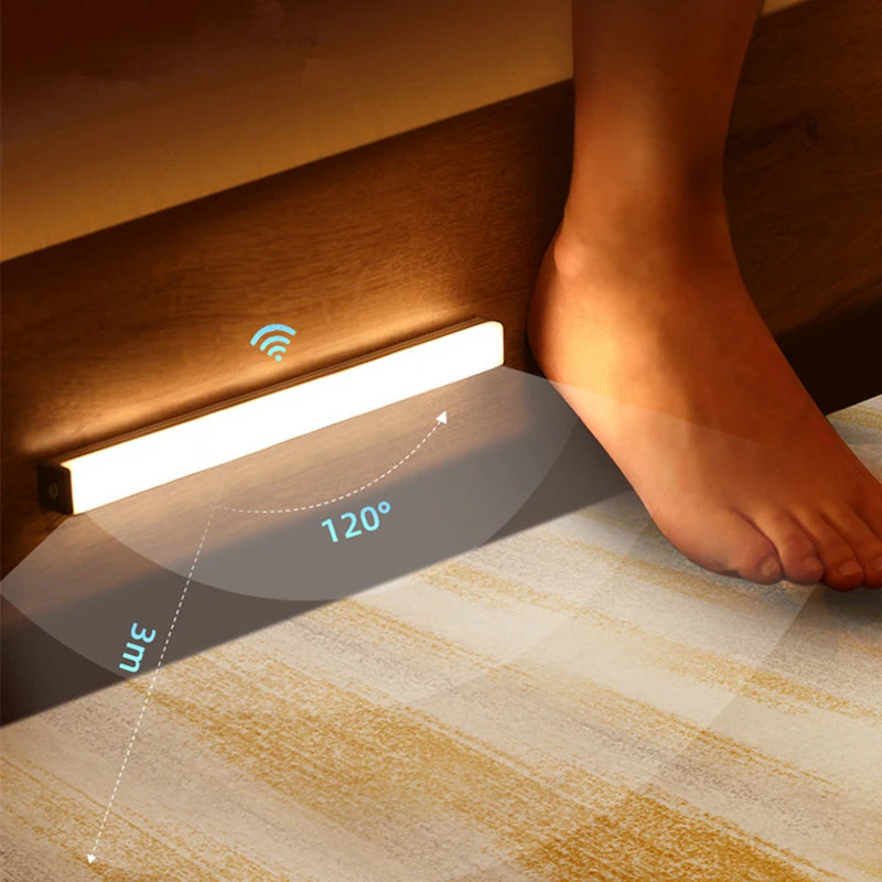 Rechargeable Motion Sensor LED Light Bar - care and use reference