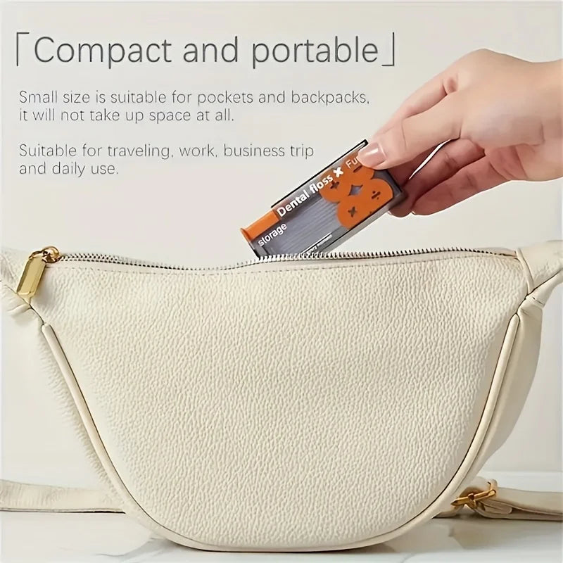 Portable Floss Dispenser - lifestyle use in small kitchen or home