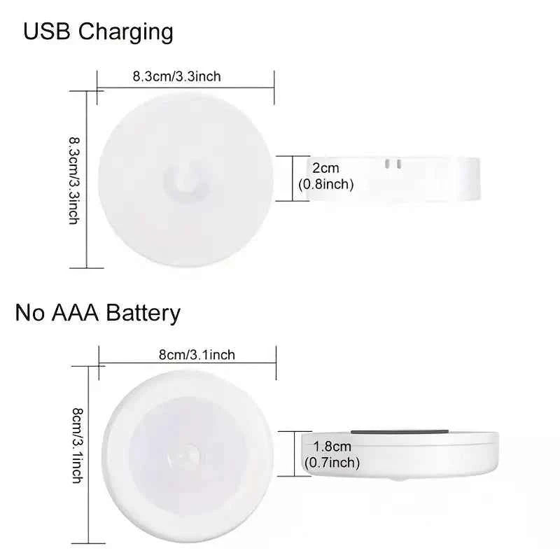 Motion Sensor Night Light - close-up detail and material