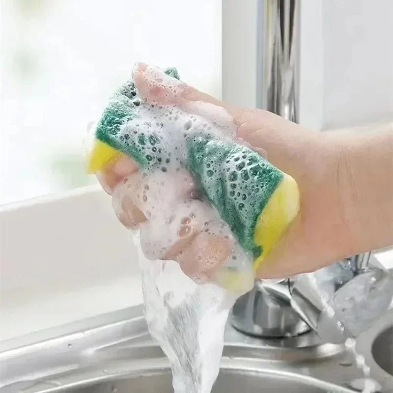 Double-Sided Scrub Sponges for Kitchen Cleaning