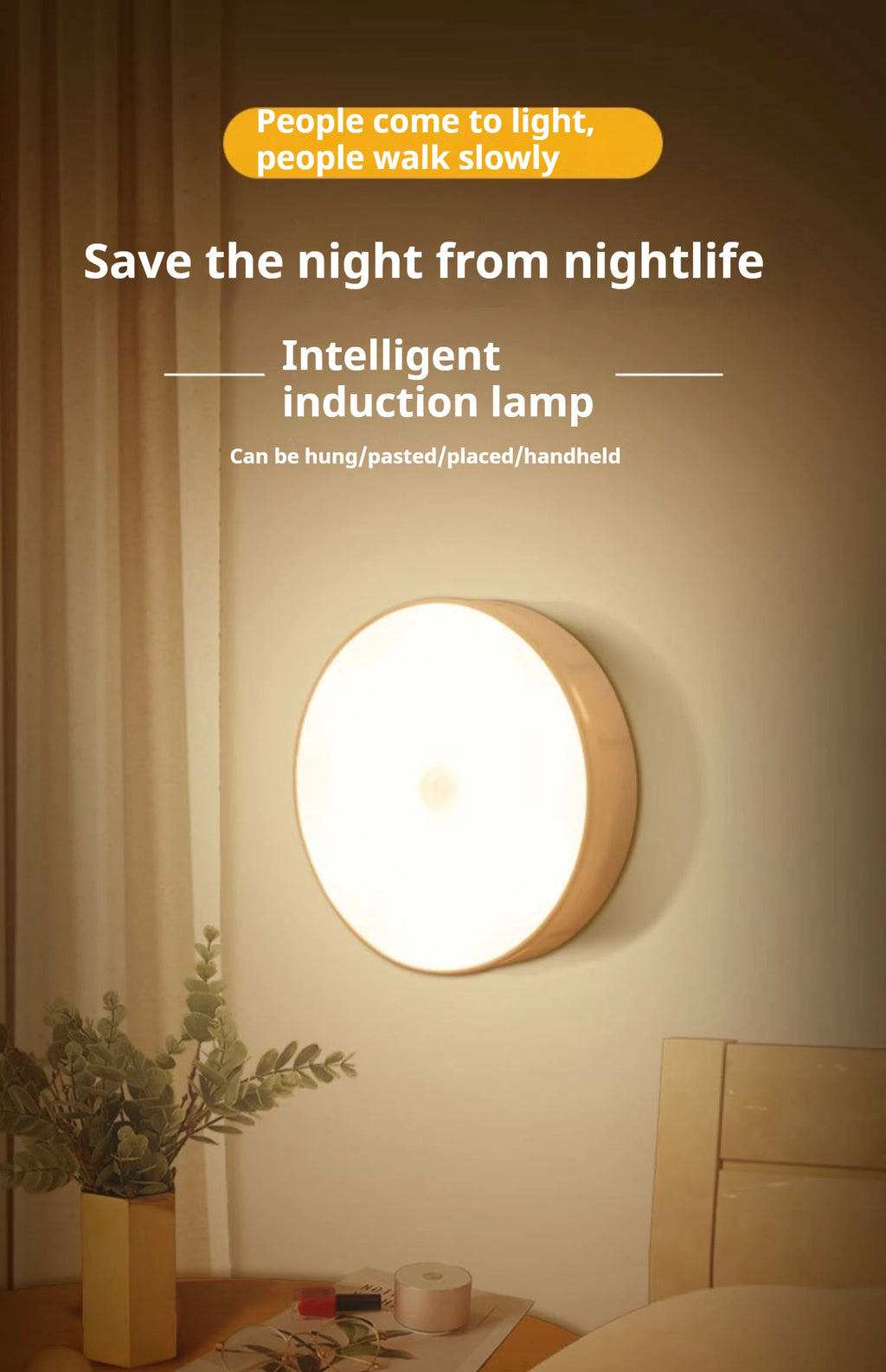 Motion Sensor Night Light - additional usage view