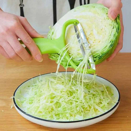 Wide-Mouth Cabbage Shredder & Vegetable Slicer