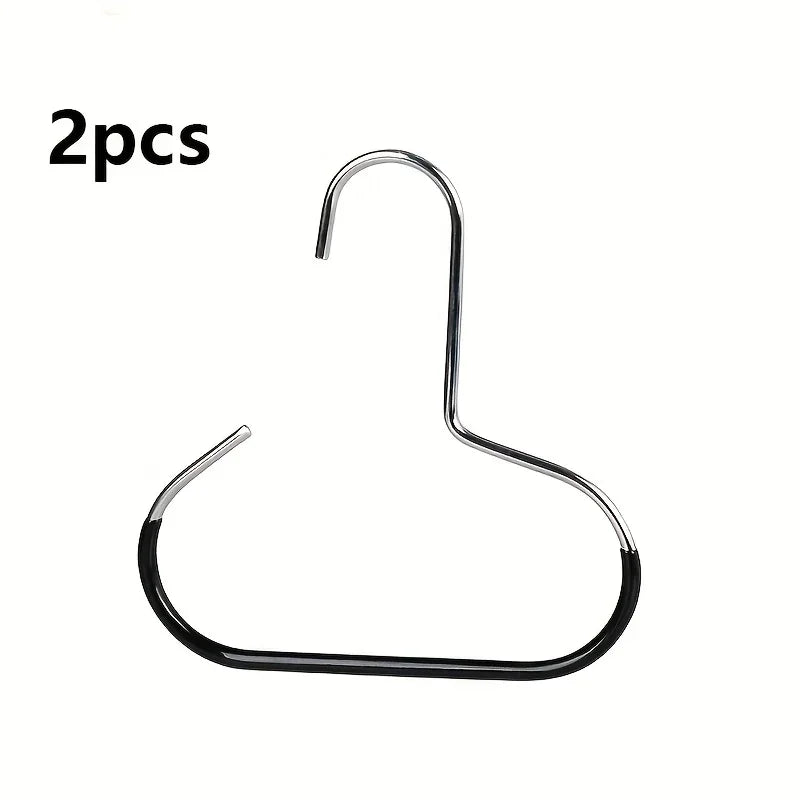 1/2/5pcsVersatile Manganese Steel Round Hook - Perfect for Hats, Ties, Scarves & Bags, Strong Load-Bearing, Non-Deformable - Vaxicy