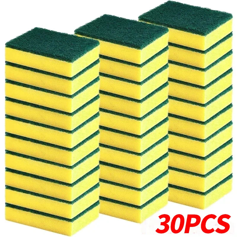 Double-Sided Scrub Sponges for Kitchen Cleaning