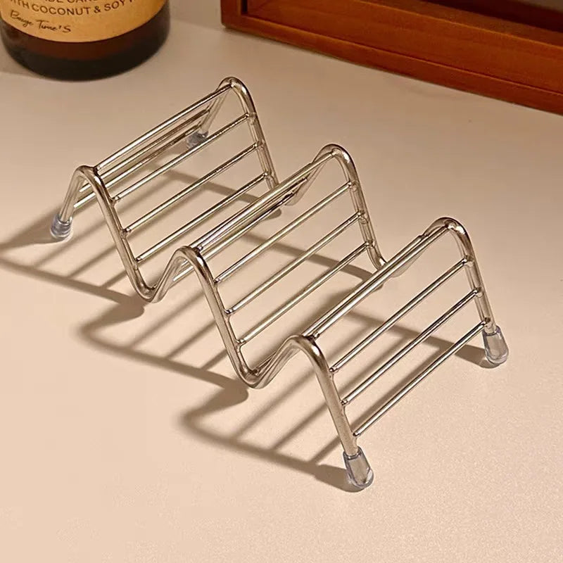 Stainless Steel Soap Dish with Drain Tray