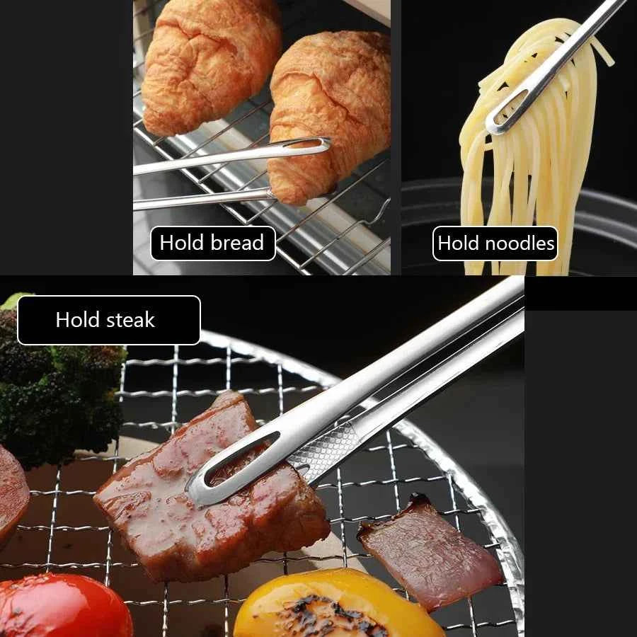 Stainless Steel BBQ & Kitchen Tongs – practical home and kitchen gadget
