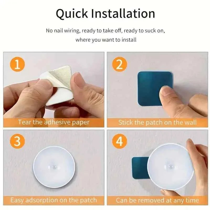 Motion Sensor Night Light - size and option reference