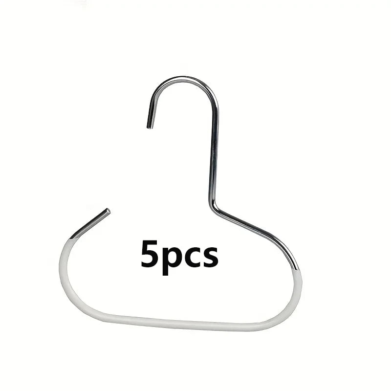 1/2/5pcsVersatile Manganese Steel Round Hook - Perfect for Hats, Ties, Scarves & Bags, Strong Load-Bearing, Non-Deformable - Vaxicy