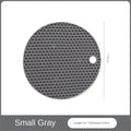 Table mat tool multifunctional kitchen silicone tableware mat, round anti slip coffee cup coaster, pot holder - Vaxicy