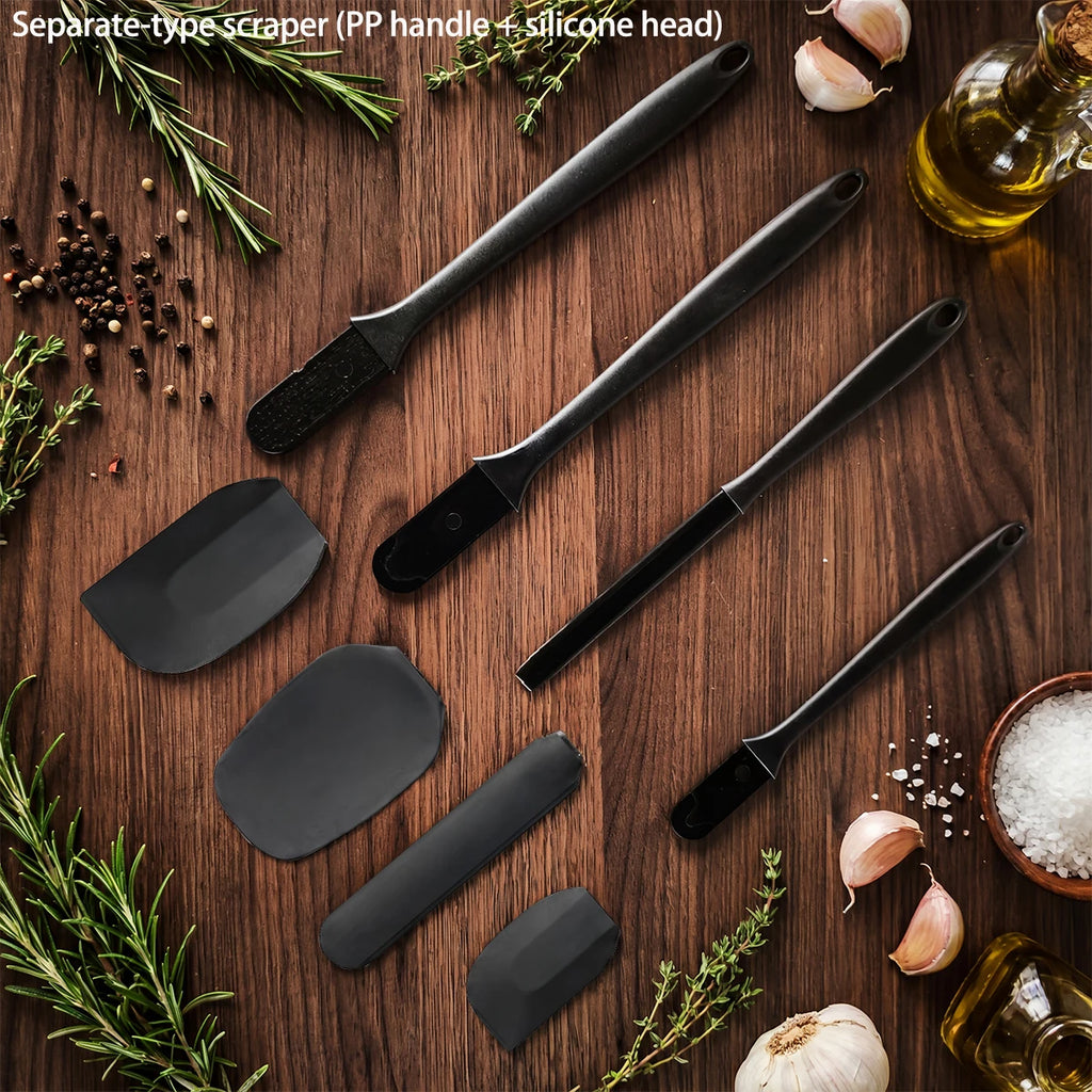 6-Piece Silicone Kitchen Utensil Set - lifestyle use in small kitchen or home