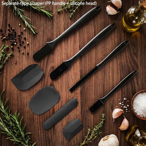 6-Piece Silicone Kitchen Utensil Set - lifestyle use in small kitchen or home
