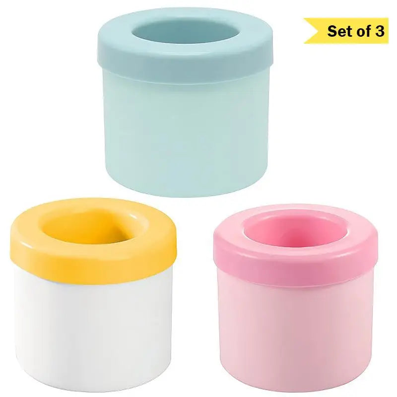 Silicone Ice Cube Mold with Lid – Easy-Release Flexible Ice Tray