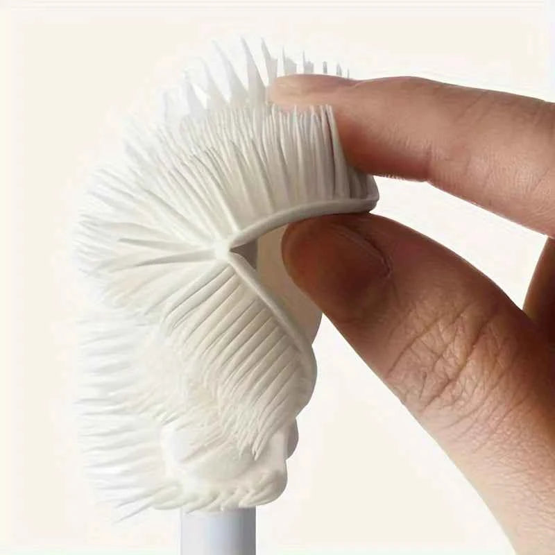 Foldable 360 Degree Silicone Bottle Brush – practical home and kitchen gadget