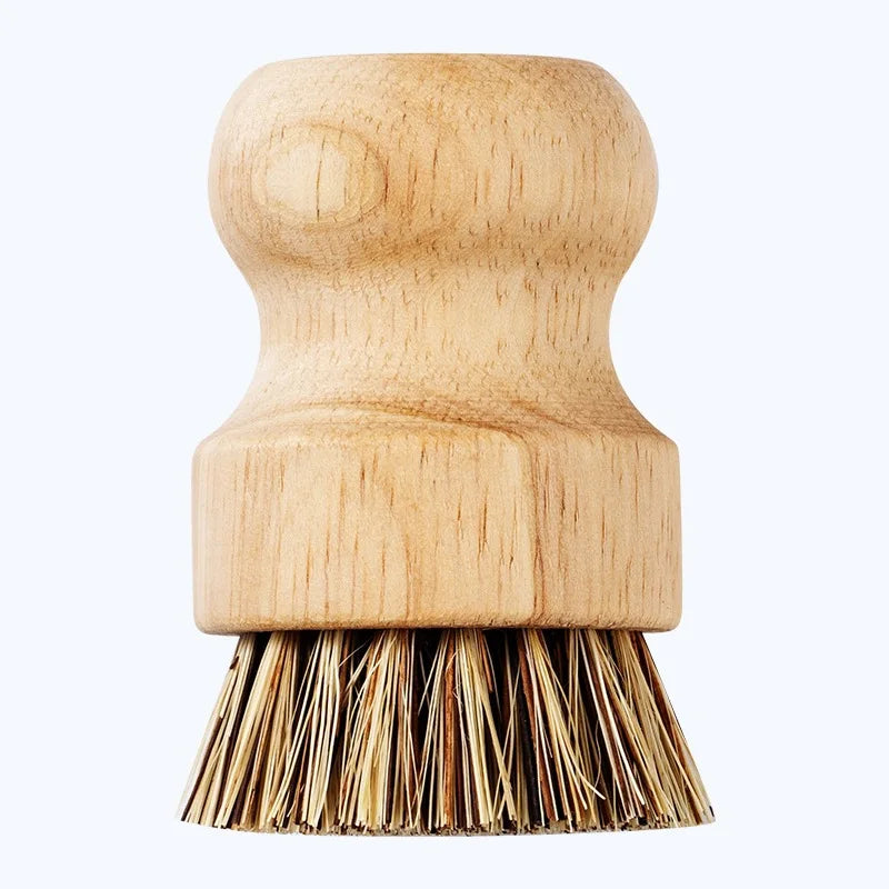 2pcs/set Kitchen Cleaning Brush Wooden Dish Brush with Natural Sisal and Coconut Durable Portable Eco Friendly Zero Waste - Vaxicy