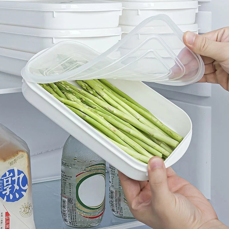 Stackable Refrigerator Storage Containers (Food-Grade)