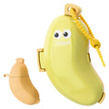 Banana Toothbrush Cover & Toothpaste Travel Case - Silicone Dustproof Holder for Camping & Home - Vaxicy