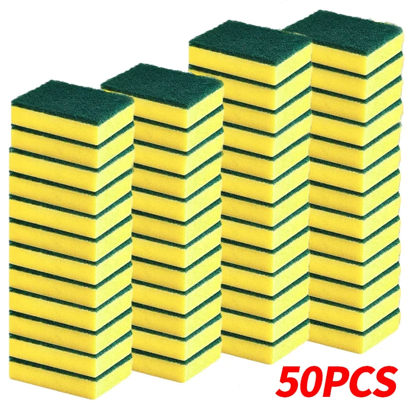 Double-Sided Scrub Sponges for Kitchen Cleaning
