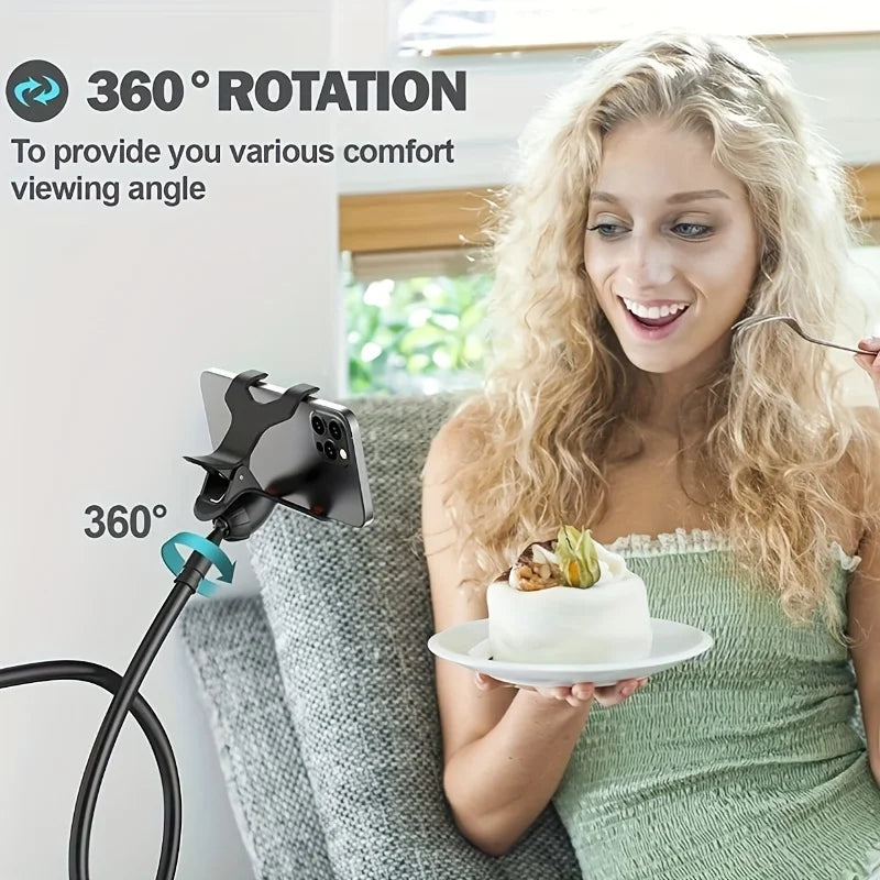 Adjustable Bedside Phone Holder - close-up detail and material