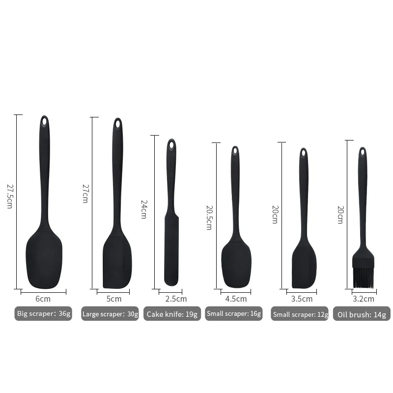 6-Piece Silicone Kitchen Utensil Set – practical home and kitchen gadget