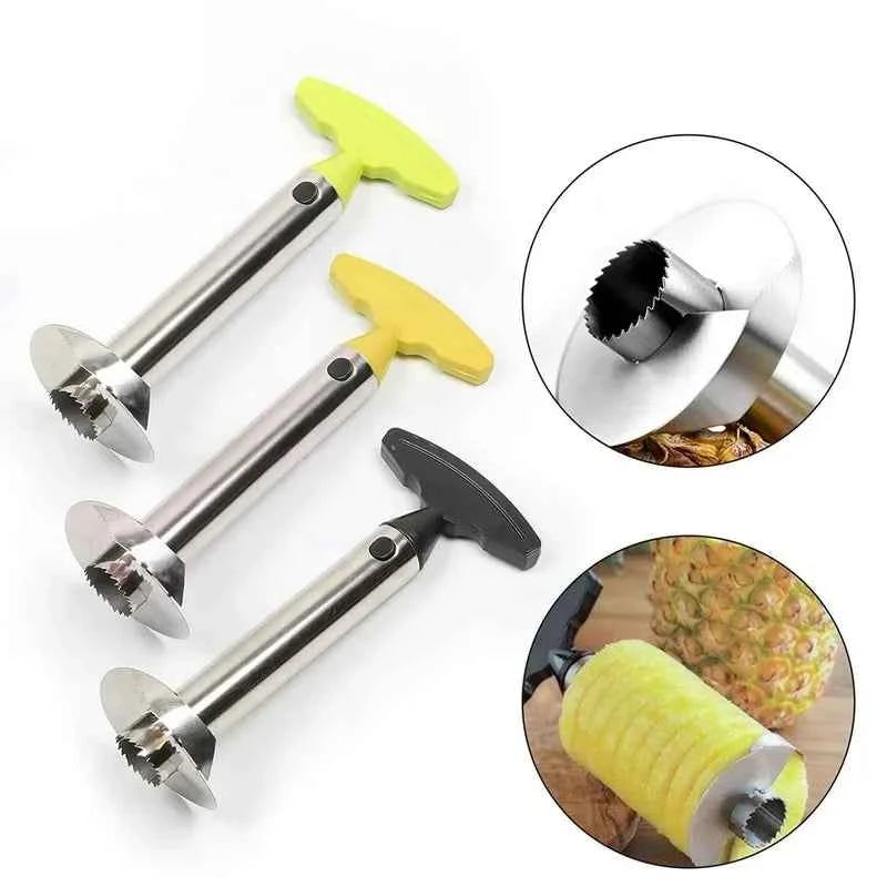 Stainless Steel Pineapple Slicer - lifestyle use in small kitchen or home