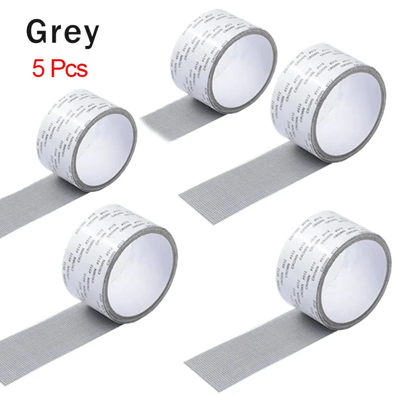 Mosquito Net Windows anti-mosquito mesh Easy-to-Apply Waterproof Window Screen Repair Tape Self-Adhesive Mesh Patch - Vaxicy