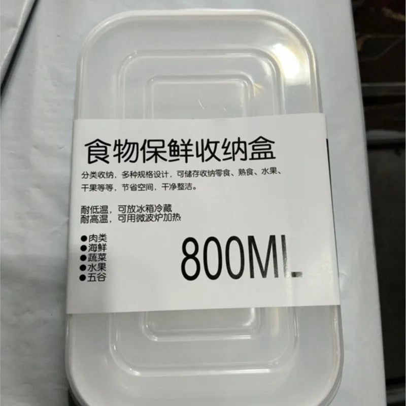 Stackable Refrigerator Storage Containers (Food-Grade)