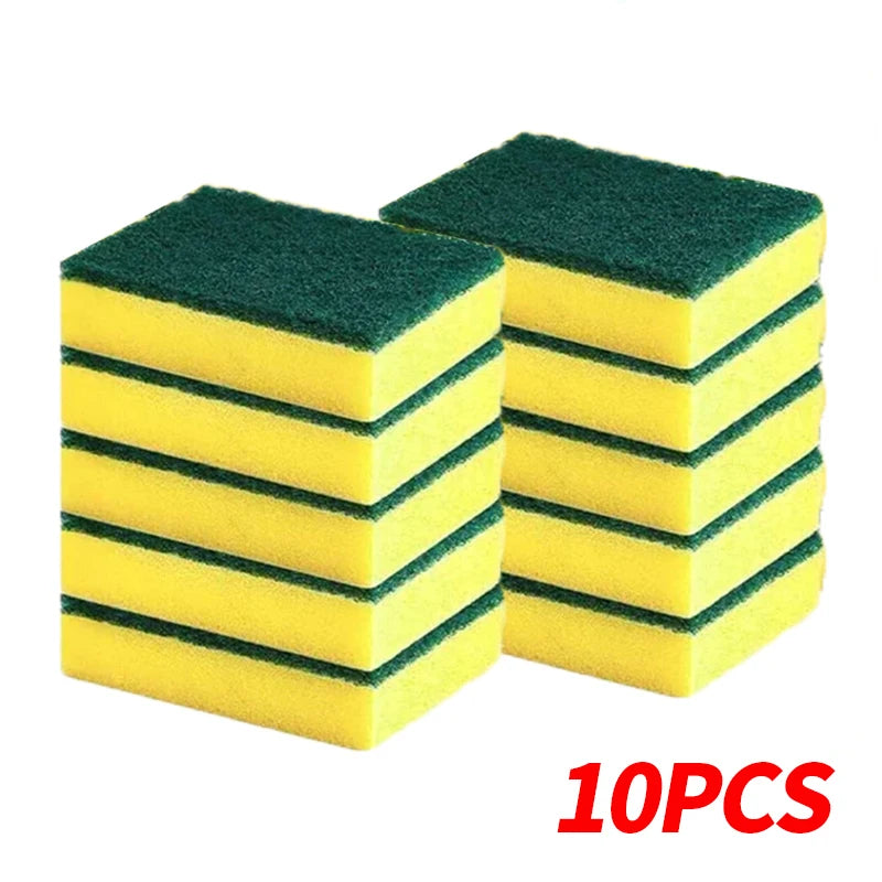 Double-Sided Scrub Sponges for Kitchen Cleaning