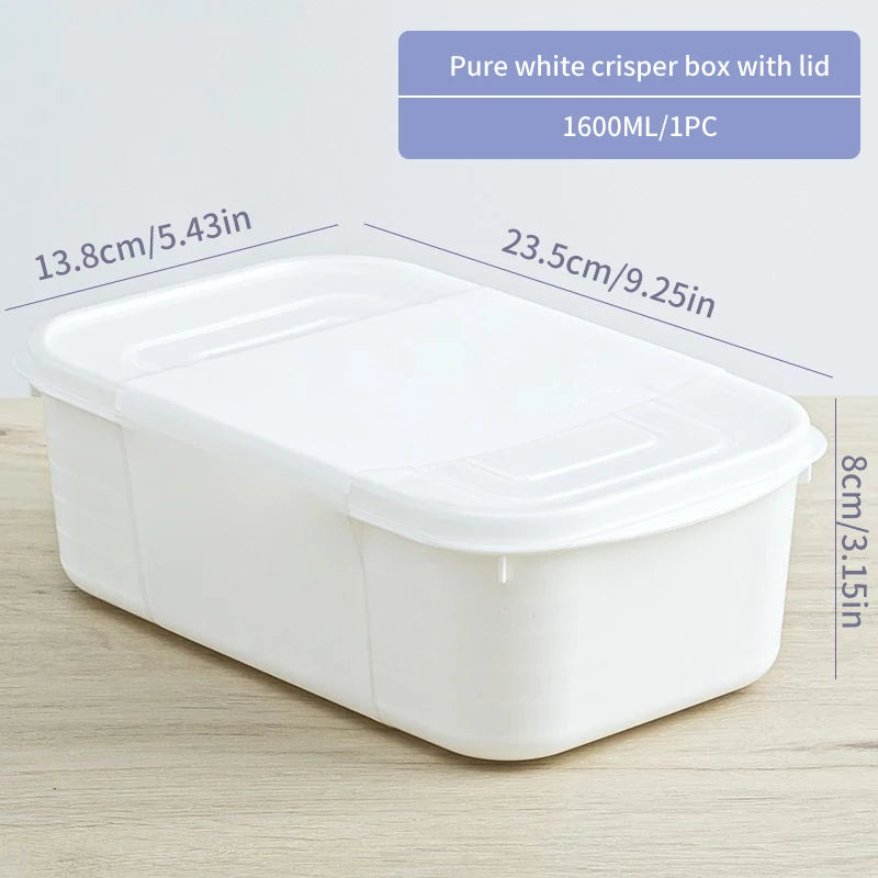 Stackable Refrigerator Storage Containers (Food-Grade)