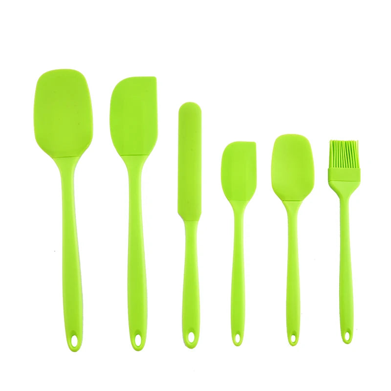 6-Piece Silicone Kitchen Utensil Set – Heat-Resistant & Non-Scratch