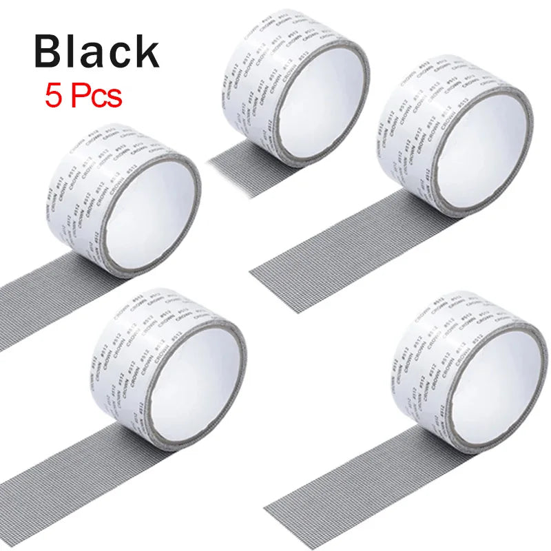 Mosquito Net Windows anti-mosquito mesh Easy-to-Apply Waterproof Window Screen Repair Tape Self-Adhesive Mesh Patch - Vaxicy