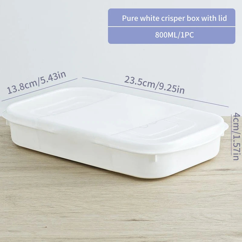 Stackable Refrigerator Storage Containers (Food-Grade)