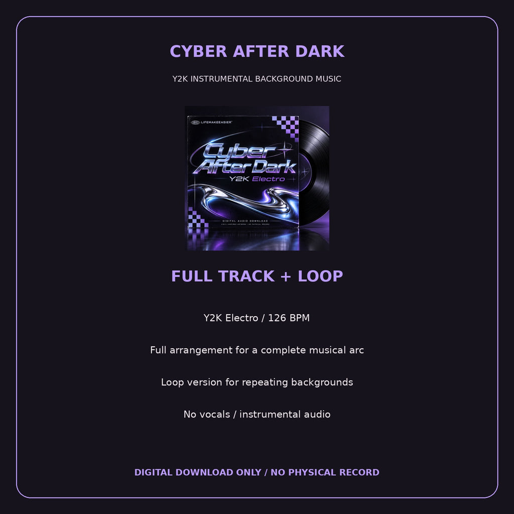 Cyber After Dark – track versions and details