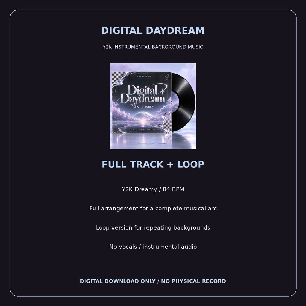 Digital Daydream – track versions and details